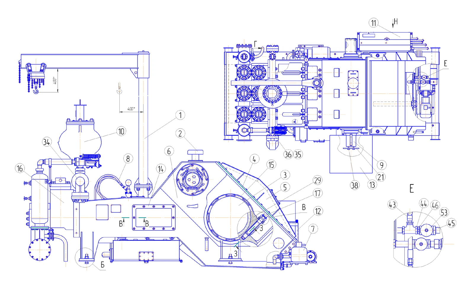 Bulanash UNBT-1180L2 pump arrangement from its separate catalogue page